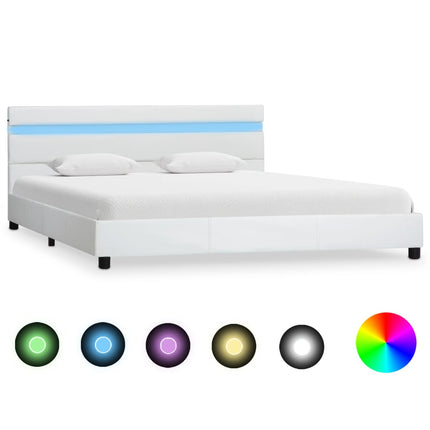 Cadre De Lit Avec Led Similicuir