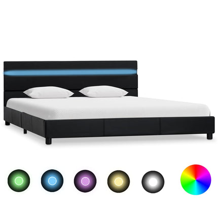 Cadre De Lit Avec Led Similicuir