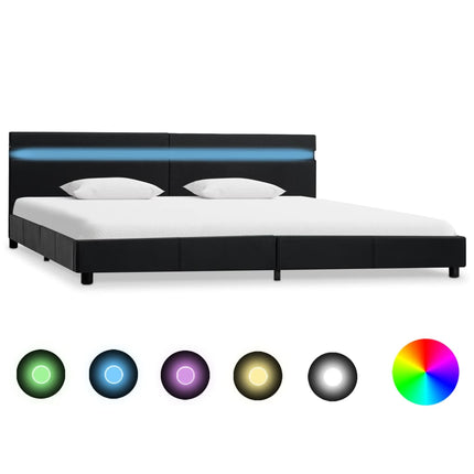 Cadre De Lit Avec Led Similicuir