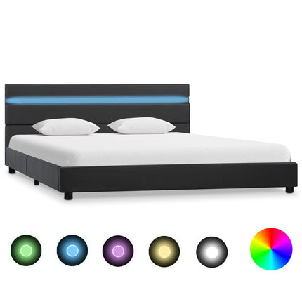 Cadre De Lit Avec Led Similicuir