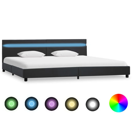 Cadre De Lit Avec Led Similicuir