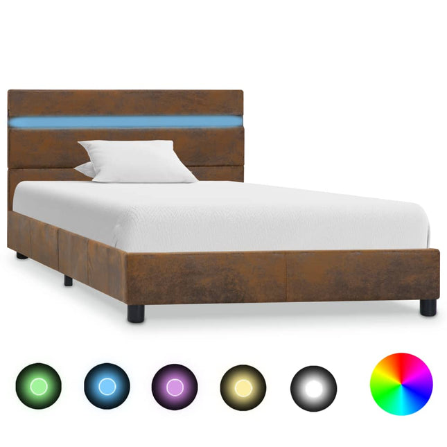 Cadre De Lit Avec Led Similicuir