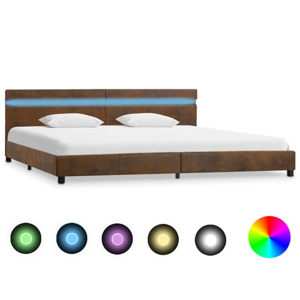 Cadre De Lit Avec Led Similicuir