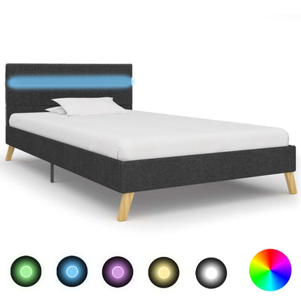 Cadre De Lit Avec Led Tissu