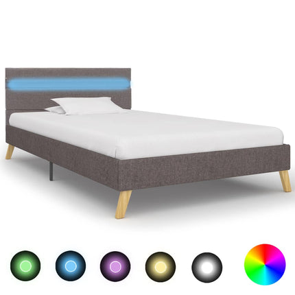 Cadre De Lit Avec Led Tissu