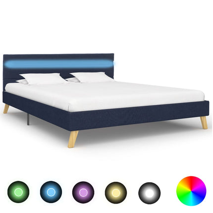 Cadre De Lit Avec Led Tissu