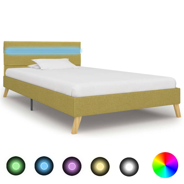 Cadre De Lit Avec Led Tissu