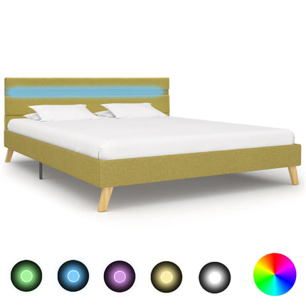 Cadre De Lit Avec Led Tissu
