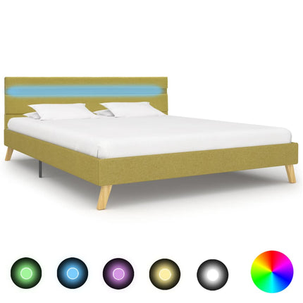 Cadre De Lit Avec Led Tissu