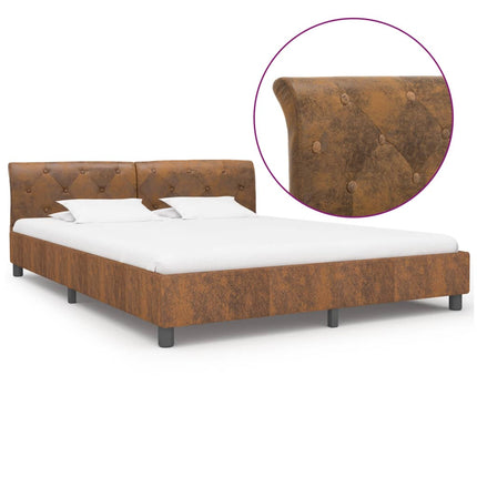 Cadre De Lit Sans Matelas Similicuir