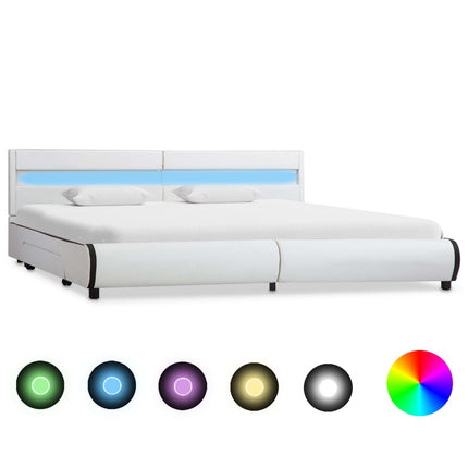 Cadre De Lit Avec Led Similicuir