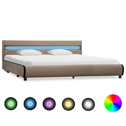 Cadre De Lit Avec Led Similicuir
