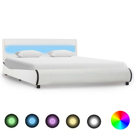 Cadre De Lit Avec Led Similicuir