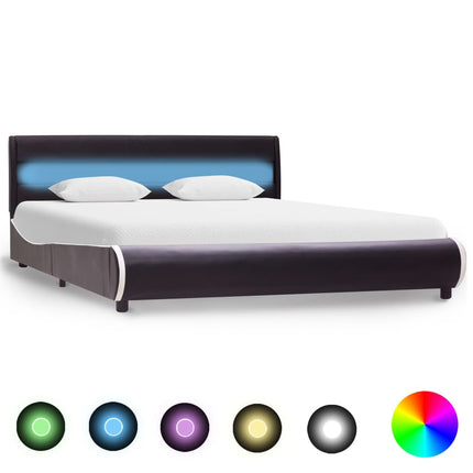 Cadre De Lit Avec Led Similicuir