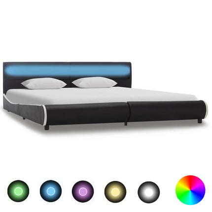 Cadre De Lit Avec Led Similicuir