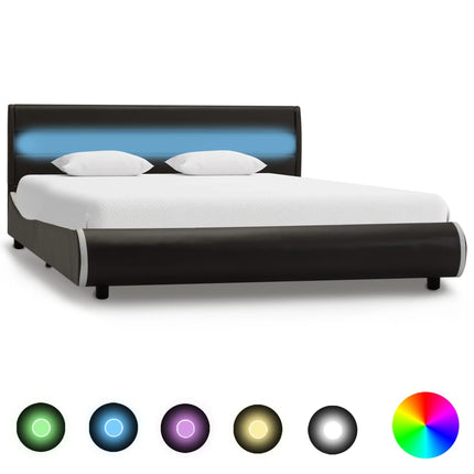Cadre De Lit Avec Led Similicuir