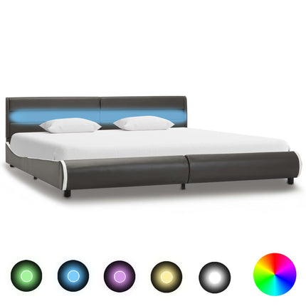 Cadre De Lit Avec Led Similicuir