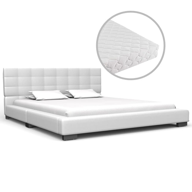 Lit Avec Matelas Similicuir