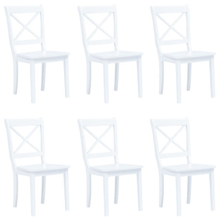 Chaises À Manger Lot De 2 Bois Hévéa Massif