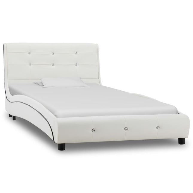 Lit Avec Matelas À Mémoire De Forme Similicuir