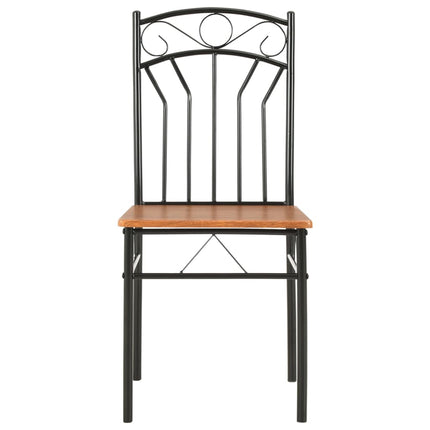 Chaises À Manger Lot De 6 Marron Mdf