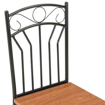 Chaises À Manger Lot De 6 Marron Mdf