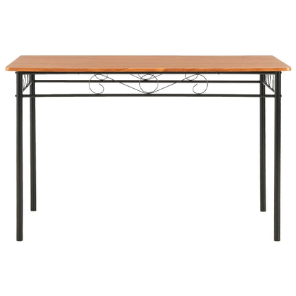Table À Manger Marron 120X70X75 Cm Mdf