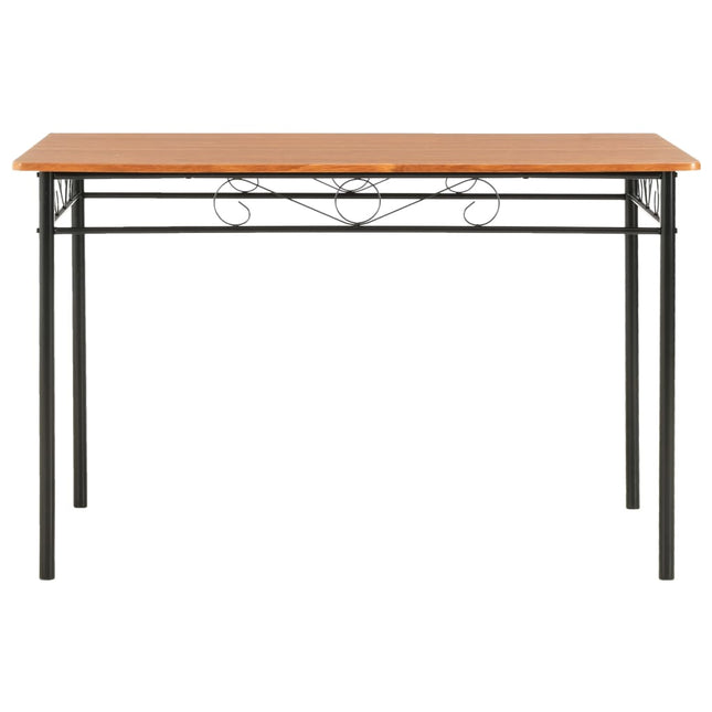 Table À Manger Marron 120X70X75 Cm Mdf