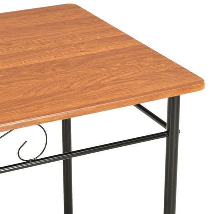 Table À Manger Marron 120X70X75 Cm Mdf