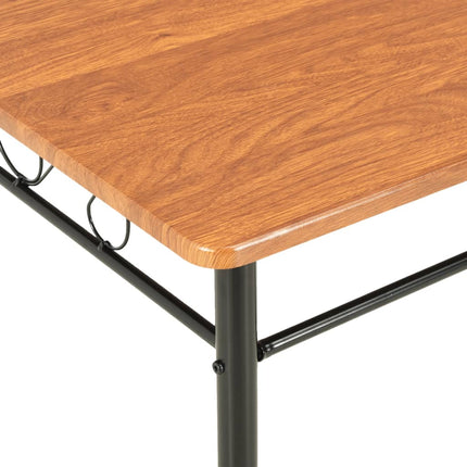 Table À Manger Marron 120X70X75 Cm Mdf
