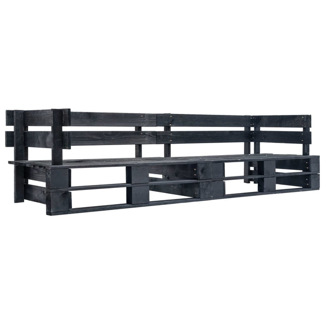 Canapé Palette À 2 Places De Jardin Bois