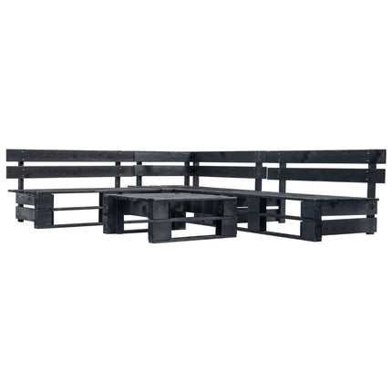 Salon De Jardin Palette 4 Pcs Bois