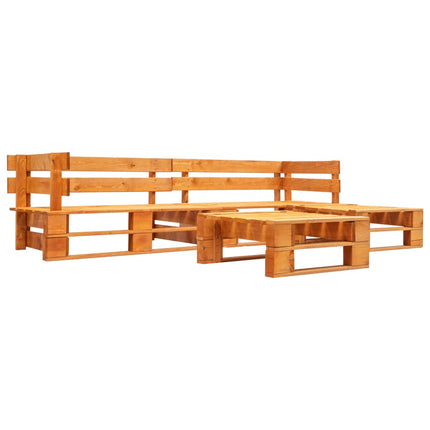 Salon De Jardin Palette 4 Pcs Bois