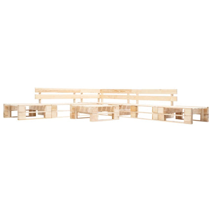 Salon De Jardin Palette 6 Pcs Bois