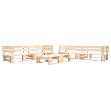 Salon De Jardin Palette 6 Pcs Bois