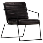 Fauteuil Brun Roux Cuir Véritable