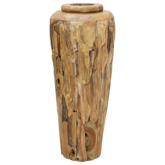 Vase De Décoration Bois De Teck Solide