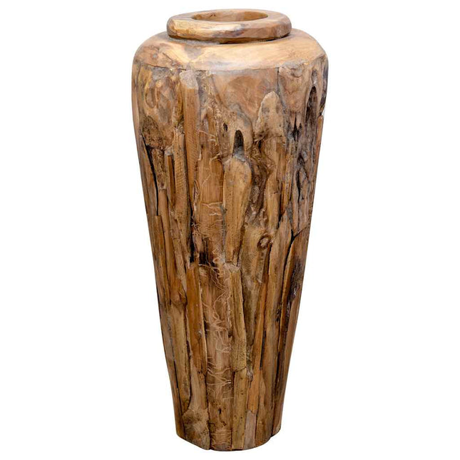 Vase De Décoration Bois De Teck Solide