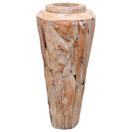 Vase De Décoration Bois De Teck Solide
