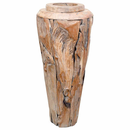 Vase De Décoration Bois De Teck Solide