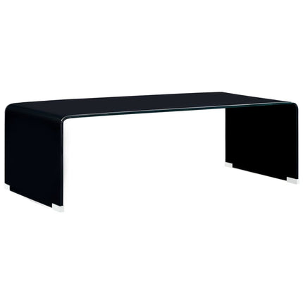 Table Basse 98 X 45 X 31 Cm Verre Trempé