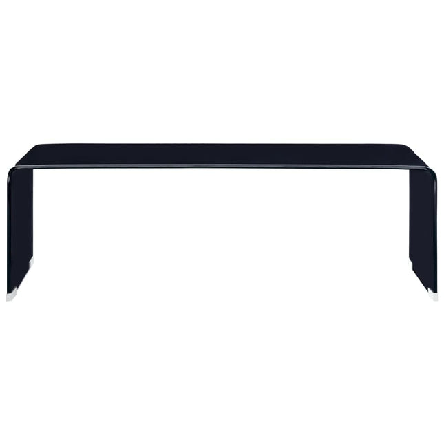 Table Basse 98 X 45 X 31 Cm Verre Trempé