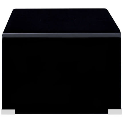 Table Basse 98 X 45 X 31 Cm Verre Trempé