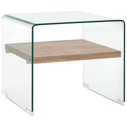 Table Basse Clair Verre Trempé