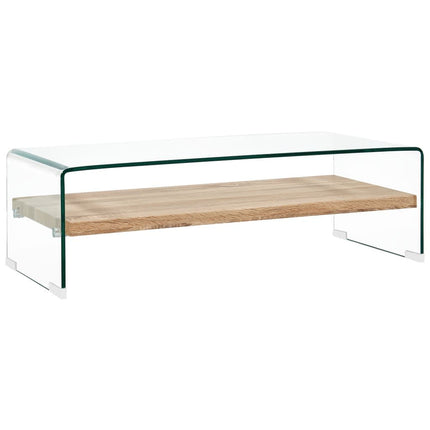 Table Basse Clair Verre Trempé