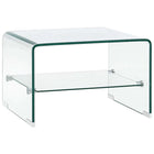 Table Basse Clair Verre Trempé