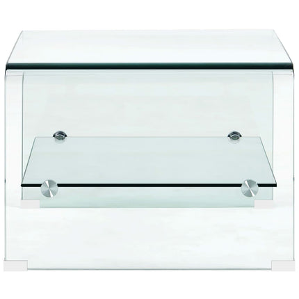 Table Basse Clair Verre Trempé