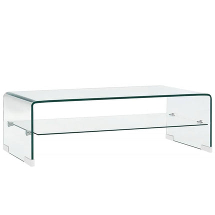 Table Basse Clair Verre Trempé