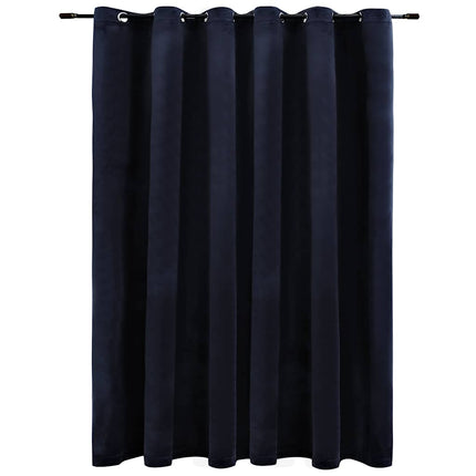 Rideau Occultant Avec Anneaux En Métal Velours 290X245 Cm