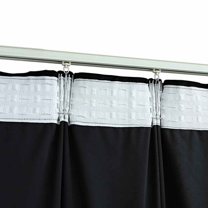 Rideaux Occultants Avec Crochets 2 Pcs Velours